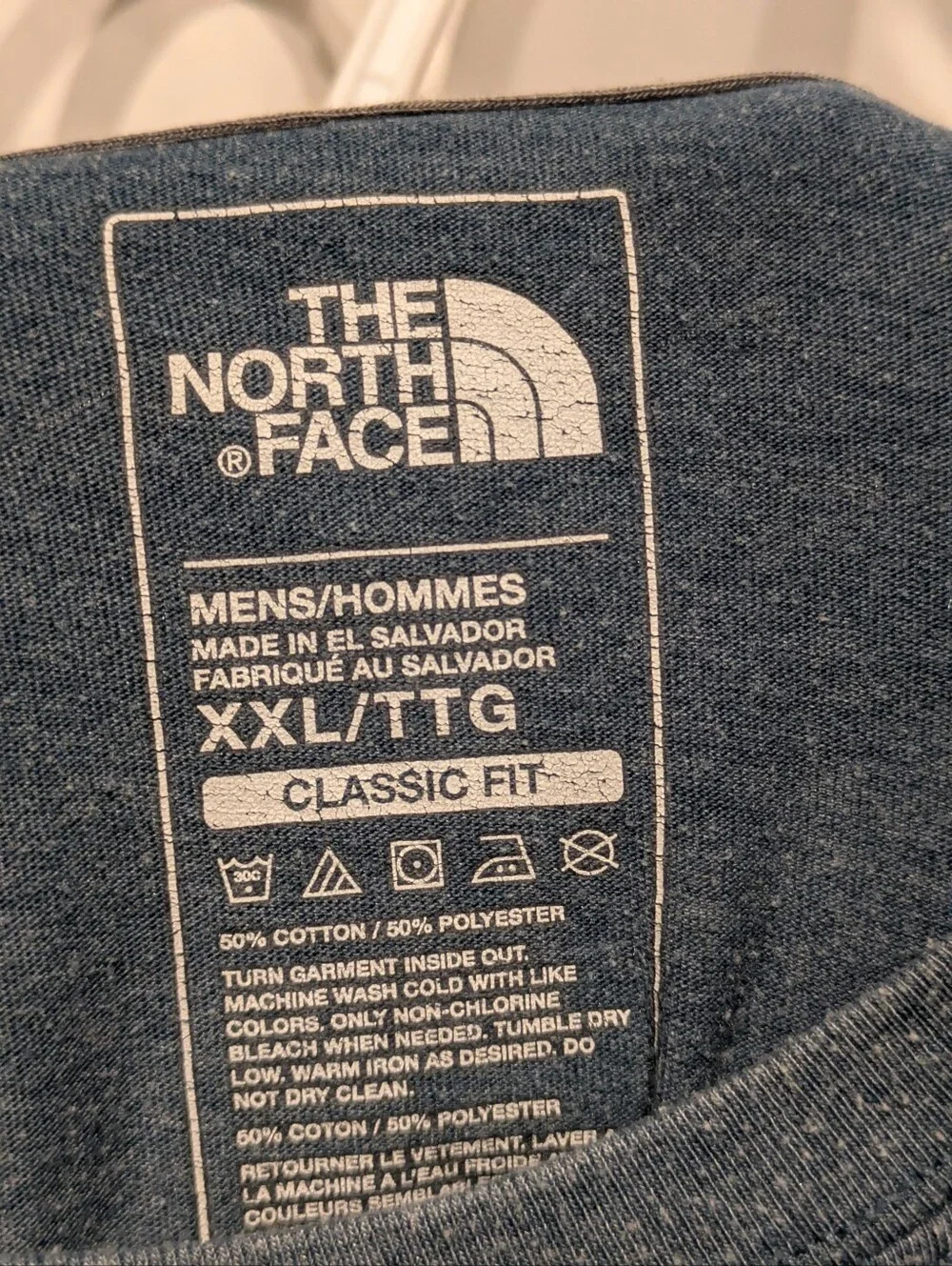 15 The North Face Men's Blue Graphic T-Shirt XXL 
